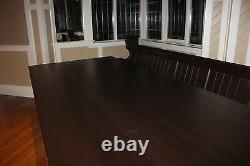 10 -12 seater Large Chunky Dining Table, Thick 54mm Solid Oak top, Any stain 3.2m