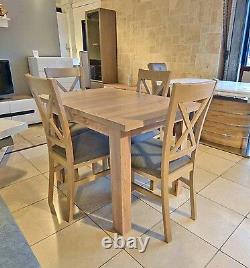 2 wooden chairs, strong and solid, oak sonoma colour Kam03