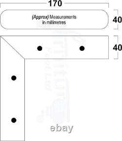 4x Solid Wood Furniture Sofa Chair Settee Legs Oak Replacement Feet 40mm High