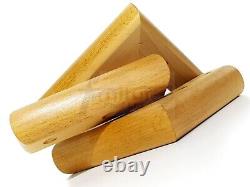 4x Solid Wood Furniture Sofa Chair Settee Legs Oak Replacement Feet 40mm High