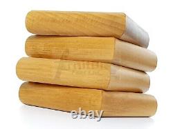 4x Solid Wood Furniture Sofa Chair Settee Legs Oak Replacement Feet 40mm High