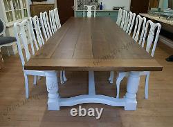 8,10,12,14,16,20+ seater, 5 leg, Triple Dining Table. Infinity Range, any colour
