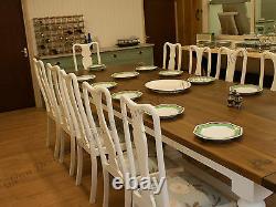 8,10,12,14,16,20+ seater, 5 leg, Triple Dining Table. Infinity Range, any colour