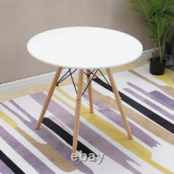 80cm Retro Dining Table and Chairs 4 Set Wooden Legs Room Kitchen Lounge Chair