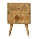 Af Pineapple Range Oak Finish 3 Draw Chest Cabinet Tv Unit Bedside Table