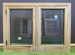 Air Dried Solid Oak Barn Window 1200mm x 900mm Green Oak Timber Frame Cottage