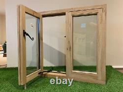 Air Dried Solid Oak Barn Window 900mm x 900mm Green Oak Timber Frame Building