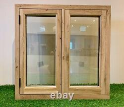 Air Dried Solid Oak Window Handcrafted Green Oak Building Garage 900mm x 750mm