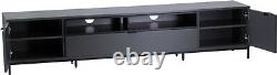 Alphason Chaplin 2000 TV Stand for TVs up to 90 Charcoal