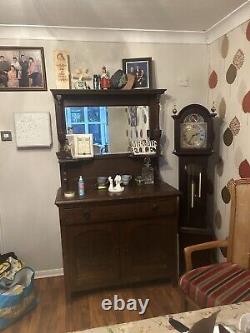 Antique 19th century carved oak dresser