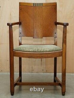 Antique Art Deco Liberty's London Style Cotswold Carver Desk Chair Part Suite
