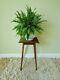 Antique Oak Plant Stand Lamp Phone Table Arts & Crafts By Greenlands Hereford