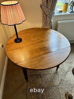 Antique Solid Oak Kitchen/dining/hallway Gateleg Table