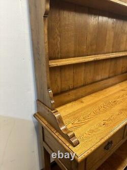 Antique Style Solid Oak Dresser Hand Made