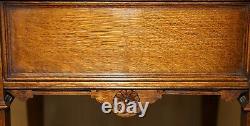 Antique The Eclipse Patent 15398 Victorian Fully Restored Elevette Drinks Table
