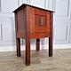 Antique Wooden Rustic Table Cabinet Night Stand Pot Cupboard Bedside Cupboard