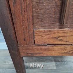 Antique Wooden Rustic Table Cabinet Night Stand Pot Cupboard Bedside Cupboard