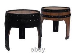 Barrel End' COFFEE TABLE Rustic Handcrafted Solid Oak Barrel Furniture