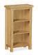 Baysdale Rustic Oak Low Narrow Bookcase / Shelving Unit / Bookshelf / Rustic Oak
