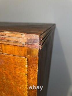 Beautiful antique 18th century dark oak chest of drawers