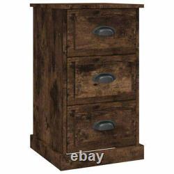 Bedside Table Cabinet with Drawers Storage Drawer Bedroom Nightstand Side Tables