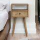 Bedside Table Solid Wood Bedroom Furniture Adorable Mini Oak Bedside Handmade