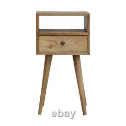 Bedside Table Solid Wood Bedroom Furniture Adorable Mini Oak Bedside handmade