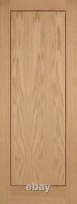 Branded Inlay 1 Panel Pre-finished Oak Veneer Internal Door Various sizes