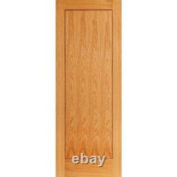 Branded Inlay 1 Panel Pre-finished Oak Veneer Internal Door Various sizes