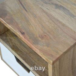 Compact Bedside Table Modern Bedroom Storage Scandi Nordic Wood Unit Nordell