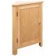 Corner Cabinet 59x45x80 Cm Solid Oak Wood