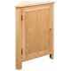 Corner Cabinet 59x45x80 Cm Solid Oak Wood
