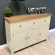 Cream Painted Oak Sideboard / Large / Cotswold /solid Wood / Ivory / Dresser/new