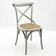 Dining Cross Back Grey Traditional Solid Wood Chair Kitchen Decor Bs 5852 Cert