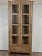 Display Cabinet Bookcase In Solid Oak Pine Chunky Dorset Country