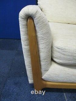ERCOL Enna Armchair, Cream Fabric, Model 2490 Club Chair, 10 Years Old