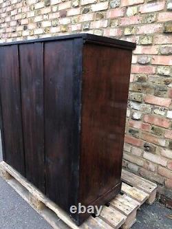 Ebony Victorian Antique Commode Chest Of Drawers