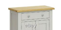 Elsdon Grey Painted Mini Sideboard / Modern Small Cabinet / Cupboard Storage