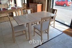 Extending dining table in oak sonoma, strong, high quality best on eBay