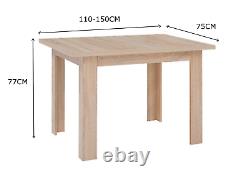 Extending table, 4 wooden chairs, sold separately or as a set, great size! SMarP