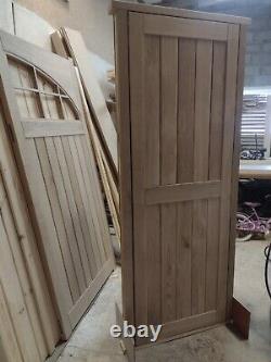 External Suffolk Twin Panelled Solid OAK door and frame BARGAIN PRICE