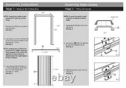 Folding Door White PVC Internal Concertina Accordion Doors Oak Effect