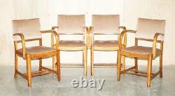 Four Dining Chairs From Rms Queen Mary II Cunard White Star Liner Cruise Ship