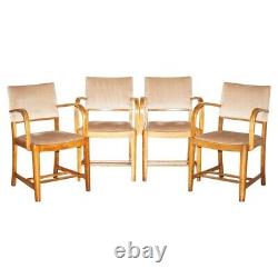 Four Dining Chairs From Rms Queen Mary II Cunard White Star Liner Cruise Ship