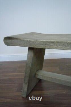 French Farmhouse Wooden Bench Handmade Solid Wood Bench