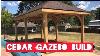 Gazebo Build Building A Gazebo Covered In Cedar Wood How To Build A Gazebo