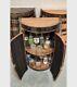 Half Whiskey Barrel Bar Wine Rack Handmade & Recycled From Scotch Whisky Barrel