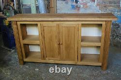 Handmade Solid Oak Dresser/hi-fi Unit/record Unit/display Cabinet