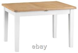 Hartwell White 1.2m Butterfly Extending Dining Table / Painted Kitchen Table