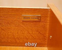 Huge Rrp £9999 Ralph Lauren Pollard Oak Chest Of Drawers Tallboy With Mirrors